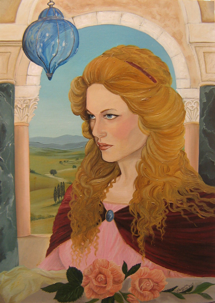 Botticelliana- Olio su tela cm50x70