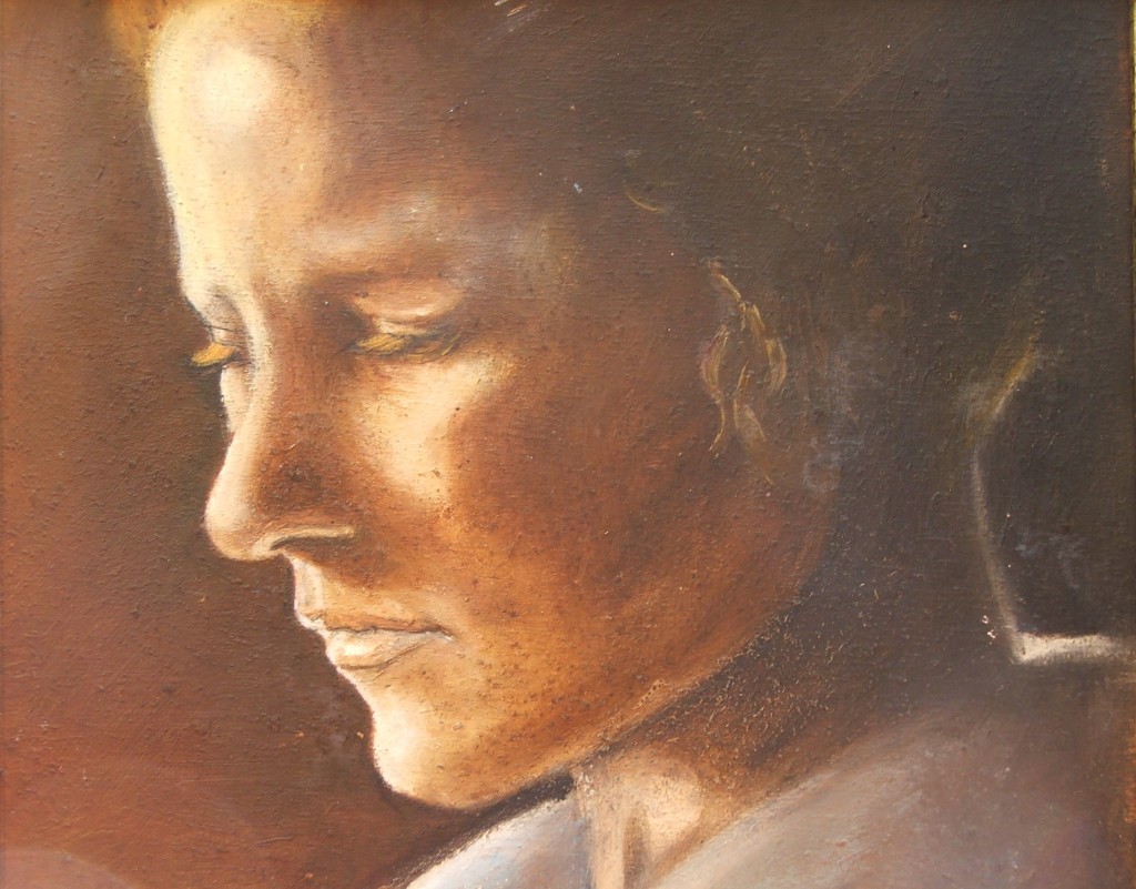 Emma - olio su tavola cm 20x30