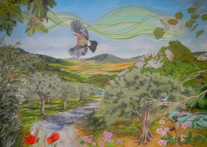 Maestosa Valle - Olio su tela - cm 100 x 140