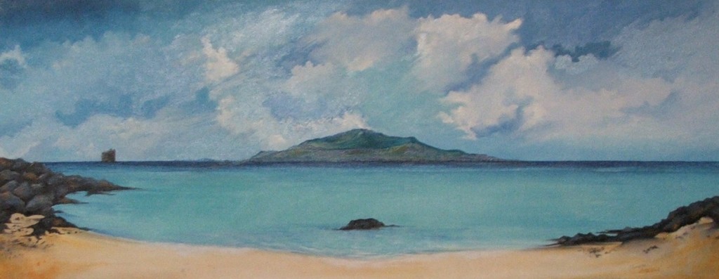Sardegna - Olio su tela- cm 40x100