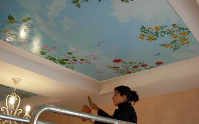 Mentre passo il fissativo finale