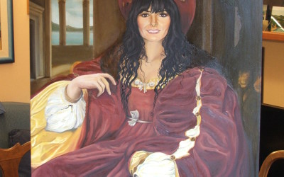 Cinzia-Il-quadro-in-fase-di-lavorazione