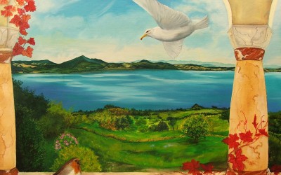 Nell'azzurrita - particolare a