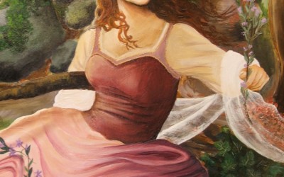 Ofelia -particolare ritratto