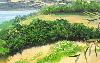 Villa Medici - particolare cespugli