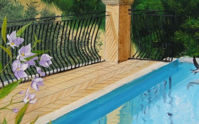 Villa Medici - particolare colonna